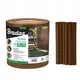 Bradas Rjav balkonski ograjni trak 19 cm x 35 m + sponke 0278
