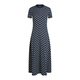TOMMY HILFIGER Obleka Fit and Flare mornarska/bela