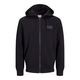 JACK & JONES Jopa na zadrgo črna
