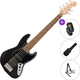 Fender Squier Affinity Series Jazz Bass VI LRL SET Black Metallic 6 strunska bas kitara
