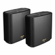 ASUS ZenWiFi AX XT9 WiFi Mesh Router 2-Pack Black [WiFi 6 (802.11ax) Tri-Band do 7 800 Mbit/s]
