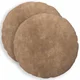 vidaXL Prevleka za blazino 2 pcs HEERLEN Taupe O 50 cm Mikrofibra