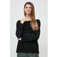 Volnen pulover Max Mara Leisure ženski, črna barva