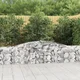 Lučne gabionske košare 3 kom 400x30x60/80 cm pocinčano željezo