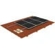 Nosae solarnog panela za crep, kuka SET