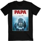 Ghost Majica Papa Jaws Unisex Black S