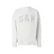 GAP Majica HERITAGE svetlo siva / bela