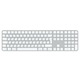 Tipkovnica Apple - Magic Keyboard, Touch ID, s brojkama, BG, bijela