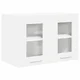 Vidaxl Viseča omarica z vrati Bela 60 x 31 x 40 cm Konstruiran les