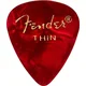 Fender 351 Shape Premium Picks Red Moto Thin