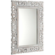 Ogledalo z okvirjem SCULE, 80 x 120 cm, antično srebro - Bela - 24 - Masivni les - Sapho - 80.00 - Glamour - Ogledala v okvirju - 80x120 cm - 120.00