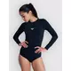 Roxy Essentials Back Zip Longsleeve Lycra anthracite