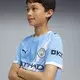 PUMA Manchester City 25/26 Home Jersey Youth, Clothing, Light Blue/White, 11-12Y