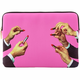 Ovitek za laptop TOILETPAPER LIPSTICKS, 34,5 x 25 cm, roza, Seletti