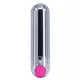 Wibrator-Strong Bullet Vibrator Silver/Pink USB 10 Function Masazer za Klitoris