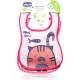 Chicco Easy Meal Bib 6m+ slinček Pink 2 kos
