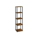 Songmics Polica enota 5 nivojev 238x38x139 cm rjava