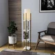 Opviq Shelf Lamp 8119 Podna lampa, Braon-Bela