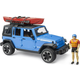 Bruder 2529 Jeep Wrangler Rubicon s kajakom in figuro