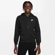 Nike K NSW CLUB FLC HD FZ LS LBR, jopa o., črna FD3004