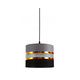 Luster na sajli CORAL 1xE27/60W/230V crno-siv