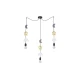 Otroški luster na vrvici TRIO 3xE27/20W/230V siva/rumena/bela