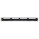 19 patch panel 1U, 24-port cat. 5e UTP, s polico