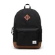 Herschel Heritage Youth Backpack - Black/Saddle Brown Črna