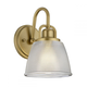Quoizel QZ-DUBLIN1-PNBR - LED svetlo za kupatilo DUBLIN 1xG9/3W/230V IP44 zlatno