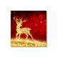 tulup.si Slika na platnu Zlata severna Božična dekoracija 40x40 cm