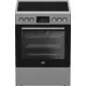 Beko Električni šporet FBE67310GX, 66l, Sivi
