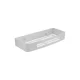 Gedy - Bela stenska polica za tuš SMART 30x12,8 cm
