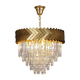 Zuma Line 23910/9 - Luster na lancu LYON 9xE14/40W/230V zlatna