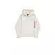 ALPHA INDUSTRIES Majica svetlo siva/zelena/rdeča/črna