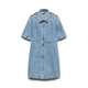 VERO MODA Dolga srajca VMDaisy moder denim