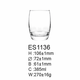 Staklena čaša za duga pića,sok,frape 385 ml Salto 6/1 ES113S