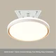 NVC Plafonska lampa LED, 60 W, Bela