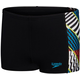 Speedo digital panel aquashort boy black/white/watermelon/bolt/bitter