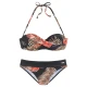 LASCANA Bikini bež / oranžna / črna / bela