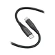 SWISSTEN podatkovni kabel SOFT SILICONE USB-C/USB-C 1,5 M, PD 60 W, črn