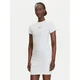 Tommy Jeans Vsakodnevna obleka Script DW0DW21186 Écru Slim Fit