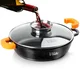 Vilde Globoka granitna ponev s steklenim pokrovom TERRUNA AROMA 28 cm, 3,3 l