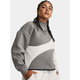 Under Armour Pulover Unstoppable Flc Crop Crew-GRY XS