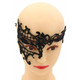 Northix Glamurozna in čutna maska za oči - Masquerade - črna