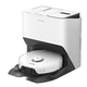 Roborock S8 Pro Ultra robotic vacuum cleaner with self-cleaning dock, white.