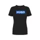 HUGO Majica Classic 50510772 Črna Slim Fit