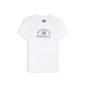 Tommy Jeans Majica rdeča/črna/bela