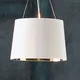 Kartell Ge LED-visoka svetilka, bela/zlata - Dnevna soba/jedilnica - Dizajn - bela, zlata - Plastika