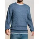 Sinsay - Džemper s dekorativnim pletenjem - grey blue