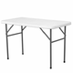 slomart Bela zložljiva gostinska miza 122x61cm do 130kg - Hendi 810934